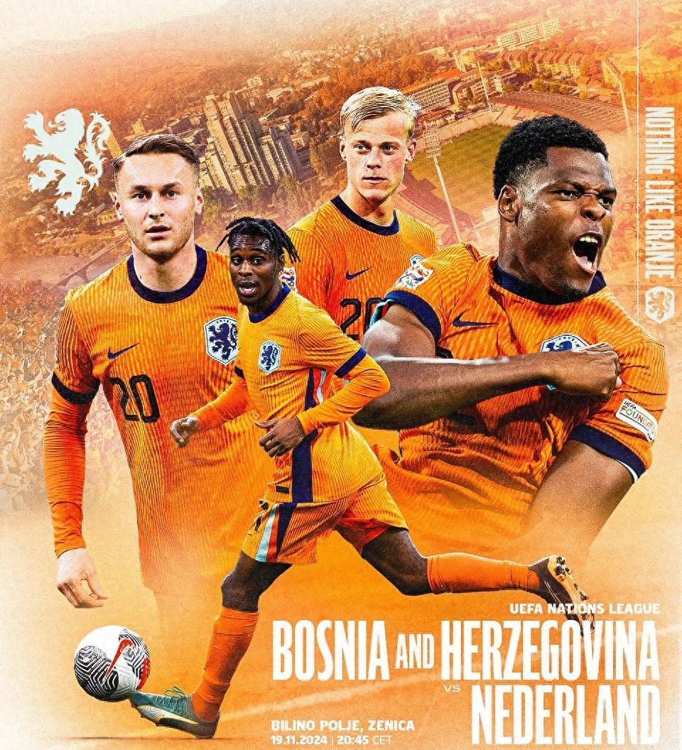 荷兰队成功晋级，与捷克队争夺欧洲杯半决赛席位