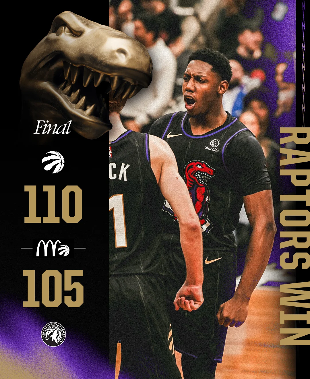 猛龙客场力克活塞，取得连胜